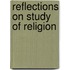 Reflections on study of religion