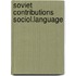 Soviet contributions sociol.language