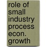 Role of small industry process econ. growth door Onbekend