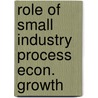 Role of small industry process econ. growth by Unknown