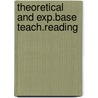 Theoretical and exp.base teach.reading door Venezky
