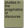 Studies in the pragmatics of discourse door Dyk