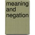 Meaning and negation