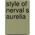 Style of nerval s aurelia