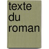 Texte du roman by Kristeva