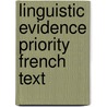 Linguistic evidence priority french text by Lee