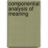 Componential analysis of meaning by Nida
