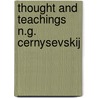 Thought and teachings n.g. cernysevskij door Pereira