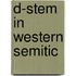 D-stem in western semitic
