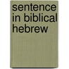 Sentence in biblical hebrew by Terry Anderson