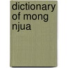 Dictionary of mong njua door Lyman
