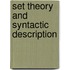 Set theory and syntactic description