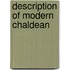 Description of modern chaldean