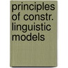 Principles of constr. linguistic models by Denisov