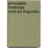 Principles methods cont.str.linguistic door Apresjan