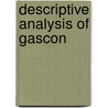Descriptive analysis of gascon door Kelly