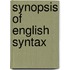 Synopsis of english syntax