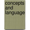 Concepts and language door Peterson