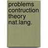 Problems contruction theory nat.lang. door Tartaglia