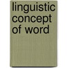 Linguistic concept of word by Juilland