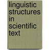 Linguistic structures in scientific text door Gopnik