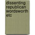 Dissenting republican wordsworth etc