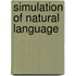 Simulation of natural language