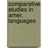 Comparative studies in amer. languages