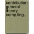 Contribution general theory comp.ling.