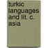 Turkic languages and lit. c. asia