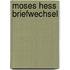Moses hess briefwechsel