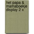 Het papa & mamaboekje display 2 x