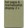 Het papa & mamaboekje display 2 x door T. Beekman