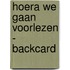 Hoera we gaan voorlezen - backcard