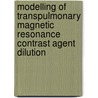 Modelling of transpulmonary magnetic resonance contrast agent dilution door A. Kyriazis