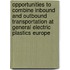 Opportunities to combine inbound and outbound transportation at General Electric Plastics Europe