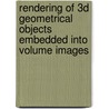 Rendering of 3D geometrical objects embedded into volume images door A. Mikheev