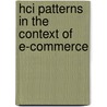 HCI patterns in the context of E-commerce by R. Kramer