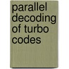 Parallel decoding of turbo codes by Y. Guo