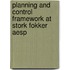 Planning and control framework at Stork Fokker AESP