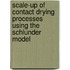 Scale-up of contact drying processes using the Schlunder model