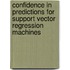 Confidence in predictions for support vector regression machines