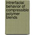 Intrerfacial behavior of compressible polymer blends