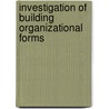 Investigation of building organizational forms door A. Dowidar