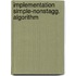Implementation simple-nonstagg. algorithm