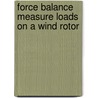 Force balance measure loads on a wind rotor door Rys