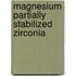 Magnesium partially stabilized zirconia