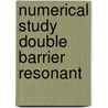 Numerical study double barrier resonant door Joosten