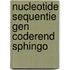 Nucleotide sequentie gen coderend sphingo