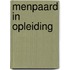 Menpaard in opleiding